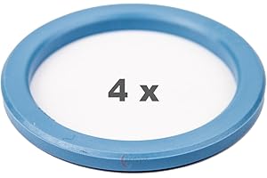 4 x pneugo! Anelli di centraggio per cerchi in alluminio 72.2 mm - 56.6 mm
