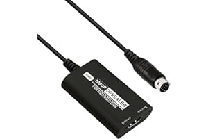BITFUNX 1080P HDMI-Adapter für SEGA Genesis/MD1/MD2/SNK Konsole – unterstützt 16:9/4:3 Seitenverhältnis Switching und RGBS-Eingang, Plug-and-Play Videospiel-Konverter ohne Verzögerung, für SEGA System
