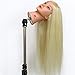 Neverland Beauty 70% 26''Blonde Hair Salon Hairdressing Model Practice Training Head Mannequin With Clamp 613# UK Stock