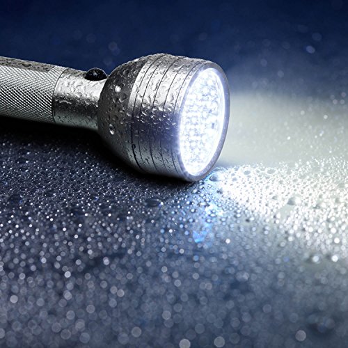 LED Taschenlampe Tactical Lampe für Trekking, Outdoor – ultra hell mit Power 52 LEDs - 6