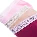 Intimate Portal Women Under the Bump Maternity Knickers 3-Pk Lace Red Pink Beige M