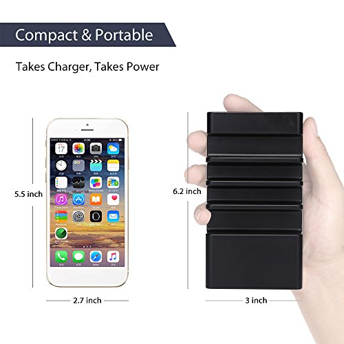 OXoqo USB Ladestation, OXOQO 4 Port USB Ladegerät Nabenwandung Chargehub Reise Gebühr für Strom Banks, IPhone 7 Plus / 7 / 6s / 6Plus, 5 / 5s, IPad Air 2 / Mini 3, Samsung Galaxy S6 / S7 Edge - 4