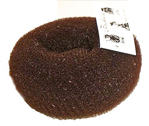 Chestnut-Set of 3 Hair Donuts Ideal Women Bun S/8cm-M/10cm-L/12cm