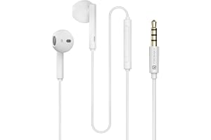 Portronics Conch Theta A in Ear 3.5mm Wired Earphones with In Line HD Mic, Powerful Audio, 14.2mm Dynamic Driver, Unique Earb