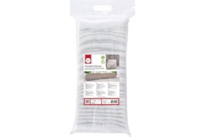 Rayher 30220000 ouate polyester recyclée sachet de 500g ouate de rembourrage très soyeuse pour des coussins mousse de rembourrage en couches pour créer des décos de Noël blanc