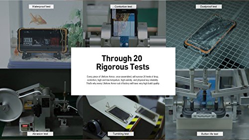 Ulefone ARMOR - 4.7 pollici Corning Gorilla Glass 3 schermo impermeabile antiurto antipolvere IP68 4G smartphone Android 6.0 Octa core a 1,3 GHz 3GB di RAM 32GB ROM 5MP + 13 MP fotocamera NFC GPS Slim corpo - arancia