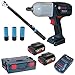 Produktbild Bosch Akku-Drehschlagschrauber GDS 18 V-LI HT mit 2x 5,0 Ah Li-Ion Akku, Lader GAL1880CV, L-Boxx Gr. 2 + Gedore Drehmomentschlüssel-Set 1/2' Torcoflex UK mit 3 Kraftschraubereinsätzen lang mit Schutzhülse