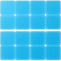 axion Lot de 8 coussinets en gel 4,5 x 4,5 cm pour thérapie de