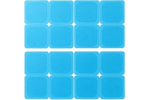 ‎AXION axion® 16 Gel-Pads 4,5x4,5 cm für Dauerelektroden zur TENS Schmerztherapie & EMS Training – selbsthaftend, hautfreundlich, wiederverwendbar – kompatibel mit Beurer EM59/EM89 & mehr