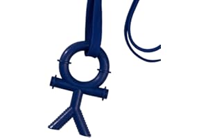 Sensory Direct Chewbuddy Tuff Stickman - Pack of 1, Strong Sensory Fidget Toy, Chew or Teething Aid | for Kids. Adults, Autism, ADHD, ASD, SPD, Oral Motor or Anxiety Needs - Blue