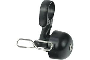 Widek E Bike Bell with New Space Saving Bracket,Black