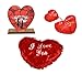 Toyzstation I Love You Heart Red Soft Pillow (24*28*10 Cm) With Heart Shaped Pen Stand RS.399.00