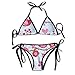 Produktbild Aeykis Valentine Birds and Bees Women Sexy Bikini Set Swimsuit Bathing Suit