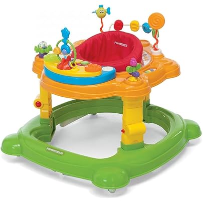 Chicco Girello Walky Talky Green Wave - Per Bambini 5 Mesi+, Seduta Regolabile Con Giochi