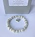 Elegant PERSONALISED GODMOTHER Bracelet Gift Heart CHARM Jewellery with Gift Box CHRISTENING Godparent Gifts At Dawn (adult - 18cm)