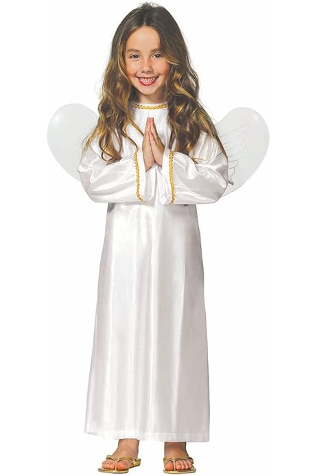Ali D'Angelo Bianche 80 Cm Con Alone - Costume Carnevale Halloween Natale Per Donne E Bambine