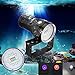 Produktbild Unterwasser-Tauchen Fotografie Video Scuba Taschenlampe, Siswong 12000LM /18 LED /3 Modelle /100m Wasserdicht /1.5m Schlagfest /Zoombar /Wiederaufladbar Professionel Taktik Blitzlicht Laternen Stirnlampe (Rechteckig Ständer)