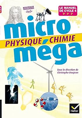 Hatier Microméga - Physique-Chimie Cycle 4 Éd. 2017 - Livre élève
