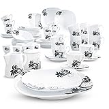 Je 1 Milchgießer 230 ml, 1 Zuckerdose 280 ml