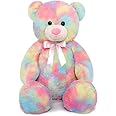 Vaishno Teddy Bear 4 Feet for Girls Soft Plush Stuffed Toys, Huggable and Lovable Teddy Bear Gift for Birthday Kids, Girls, Wife, Girlfriend, Valentine's, Anniversary (Multi Rainbow)