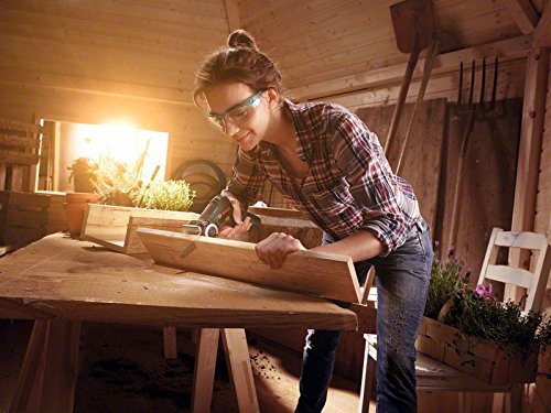 Bosch DIY Säge EasyCut 12 mit NanoBlade Technologie, Akku, nanoBLADE Wood Speed 65, Schutzkappe, Ladegerät, Handschlaufe, Koffer (12 V, 2,5 Ah, Schnitttiefe Holz 65mm, 0,9 kg) - 6