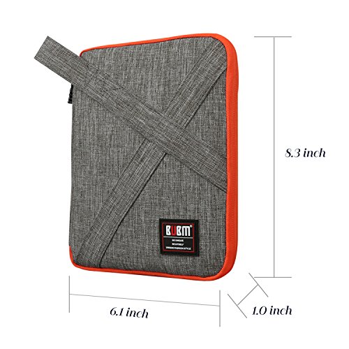 BUBM Elektronische Zubehör Tasche für Universal Kabel USB Wasserdicht Nylon Reise Digitale Produkt Organizer Case für Festplatte Ladegerät Handtasche grau klein - 2