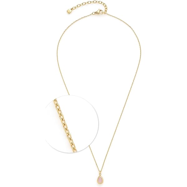JEWELS BY LEONARDO Armband Rosy • Arm-Kette aus goldfarbenem Edelstahl • Paperclip-Kette mit tropfenförmigen Anhänger aus facettiertem, rosa Glas • 18-21 cm Länge • Geschenk für Frauen • 024972