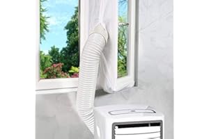 Maylove Fensterabdichtung für Mobile Klimageräte Klimaanlagen Wäschetrockner und Ablufttrockner,AirLock zum Anbringen an Fenster, Dachfenster Flügelfenster Keine Bohrlöcher erforderlich