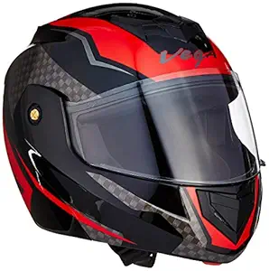 Vega Crux Dx Checks Black Red Helmet-L