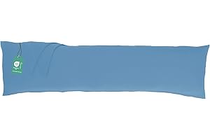 ‎LIVESSA livessa Side Sleeper Pillow with Cover, 40 x 145 cm, Pregnancy Pillow, Nursing Pillow with Pillowcase Made of 100% Cotton, Concealed Zip on the Long Side