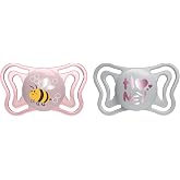 Chicco PhysioForma Light Pacifier 2-6 Months, Newborn, Pacifiers with Soft Silicone Nipple, Helps Physiological Breathing and