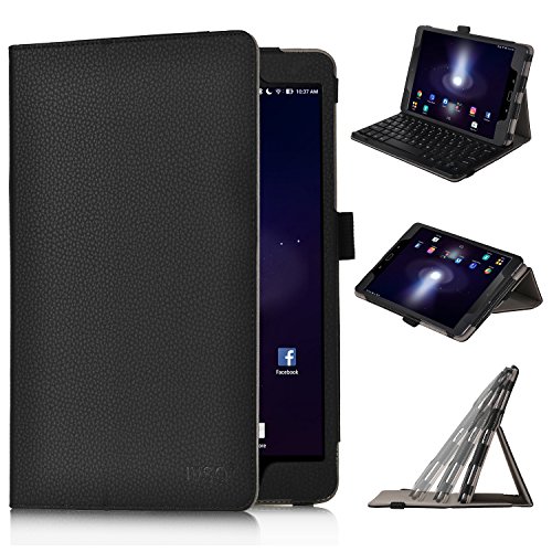 ASUS Zenpad 3S 10 9.7 Zoll Z500M 2016 Modell Hülle, iBetter ASUS Zenpad 3S 10 9.7 Zoll Z500M 2016 Modell Bluetooth (QWERTZ Tastatur) Keyboard Hülle Case -Slim Fit Kunstleder Stand Tasche mit Hochwertige Abnehmbar Drahtlos Bluetooth Tastatur für ASUS Zenpad 3S 10 9.7 Zoll Z500M 2016 Modell-Schwarz