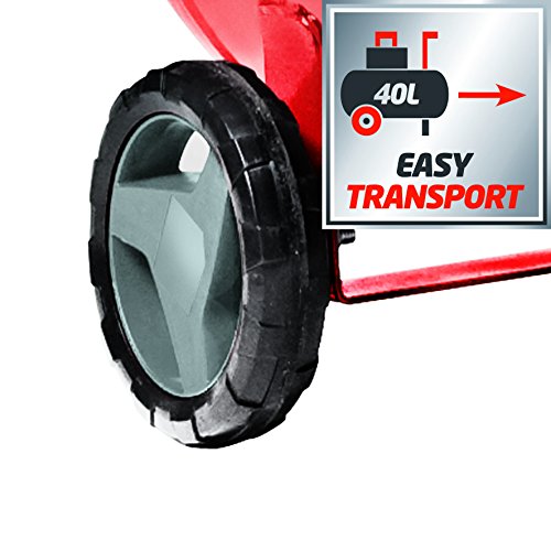 Einhell Kompressor TH-AC 200/40 OF (1,1 kW, 40 L, Ansaugleistung 140 l /min, 8 bar, ölfrei, große Räder und Haltebügel) - 4