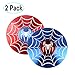 Price comparison product image New Style Fidget Spinner Toy, Belfen Upgraded Edition Spider-man High Speed Hand Spinner, Stress Reducer EDC Toy , Aluminum alloy with Metal Bearing ADHD Focus Anxiety Relief Toys–Red & Blue (2 PACK )