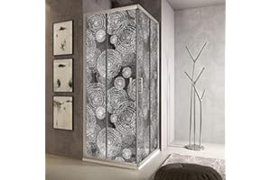 kina - RAV0042 Pellicole adesive per Vetri Rotolo Adesivo Trasparente misura 40x200 cm Lavabile Antigraffio Decorazione Box Doccia Finestre Uffici