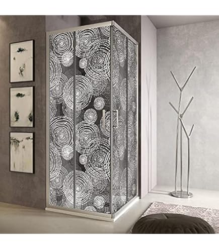 Kina - RAV0031 Pellicole Adesive Per Vetri Rotolo Adesivo Trasparente Misura 60x200 Cm Lavabile Antigraffio Decorazione Box Doccia Finestre Uffici - Foto 10