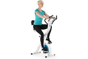 ‎CAPITAL SPORTS Capital Sports Azura Air Heimtainer, F Bike mit Magnet-Widerstand, Heimtrainer-Fahrrad Klappbar, Fitness Fahrrad Heimtrainer für Ausdauertraining mit Tablet-Halterung, Fitnessgeräte für Zuhause