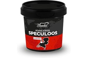 BEMBO QUALITÀ D'AUTORE Spéculoos Épices 60 g – Mélange d'Épices typique des Pays-Bas pour préparer les Biscuits Spéculoos – Idéal pour les Desserts de Noël