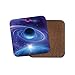 Produktbild Space Alien Planet Universe Kork Getränke Untersetzer für Tee & Kaffee # 8077, holz, 3 Coasters