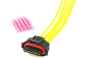 GEWIE Stecker 5-polig für Bosch HFM-5 Luftmassenmesser und AGR-Ventil Opel Fiat MAN