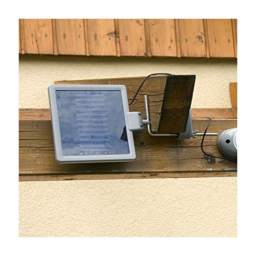 VOLTRONIC® Solar Wandleuchte, Maße 23×6,5×4,8 cm, Solarpanel 16,5x17x1 cm, 5 super helle LEDs, Solarlampe - 7