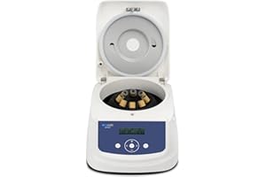 ONiLAB Lab PRP Centrifuge Machine 8x15mL/10mL, 300-4000rpm(Max. 1860xg),Digital Lab PRF Centrifuge Timer 30sec-99min55sec/Continuous Mode,Noise≤55dB