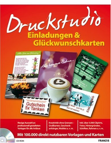 Preisvergleich Produktbild Druckstudio: Einladungen & Glückwunschkarten