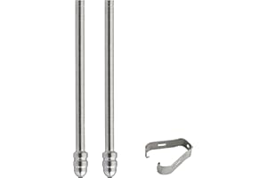 Eniyou 2 Pcs Punta Di Ricambio per Stylus Pennini Di Ricambio in Lega Di Titanio Punte di Ricambio S Pen Stilo Touch Compatibile con Galaxy S23 Ultra Stylus Punta di Ricambio Antiusura con Pinzette