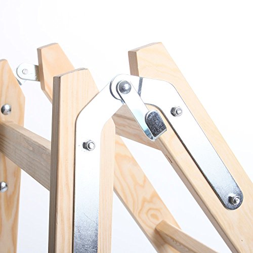 Holzleiter STANDARD 2×5 Stufen Zweiseitige Klappleiter Leiter Haushaltsleiter 150kg - 5