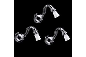 RORA 3 unids vidrio quemador de aceite tubos de agua Bong - macho hembra claro grueso tazón para plataformas de petróleo vidrio Bongs gruesos grandes cuencos para fumar