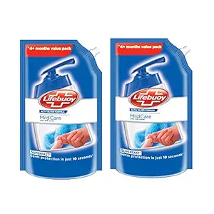 Lifebuoy Mild Care Milk Cream Hand Wash - 750 ml (Pack of 2)
