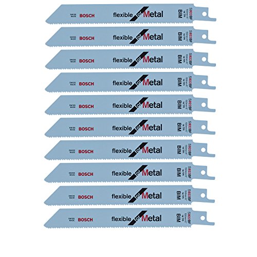 Bosch 10 x Säbelsägeblätter S 922 BF - Flexible for Metal -