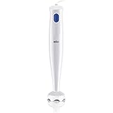Braun Frullatore a Immersione MQ10.000P MultiQuick1, Modello 2023, Minipimer Leggero, con Sistema EasyTwist per cambiare faci