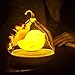 COOLEAD Creative Rechargeable Bird Cage LED Lamp Light Intelligent Touch Sensor LED Lights Sleeping in Fairy Tale for Kids, Baby ,Valentines Gift,Christmas Gift,Halloween Gift (Yellow)